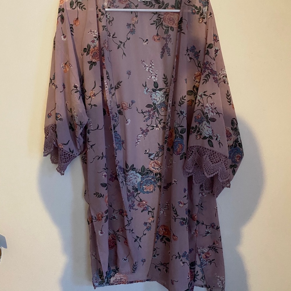 Floral cardigan